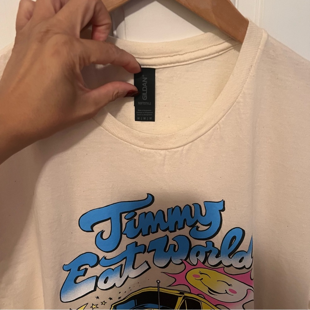 Jimmy Eat World Cream Graphic T-Shirt - Picture 5 of 9